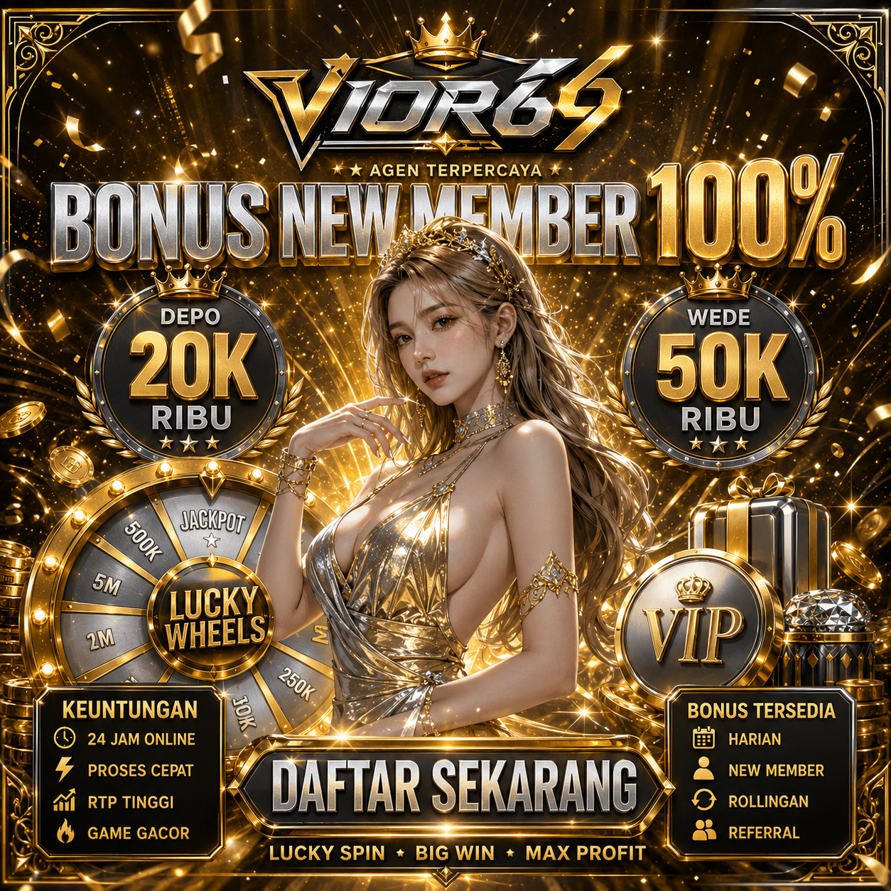 VIOR69 | Sekali Putar Langsung Cetar, Sensasi Jackpot yang Bikin Gempar